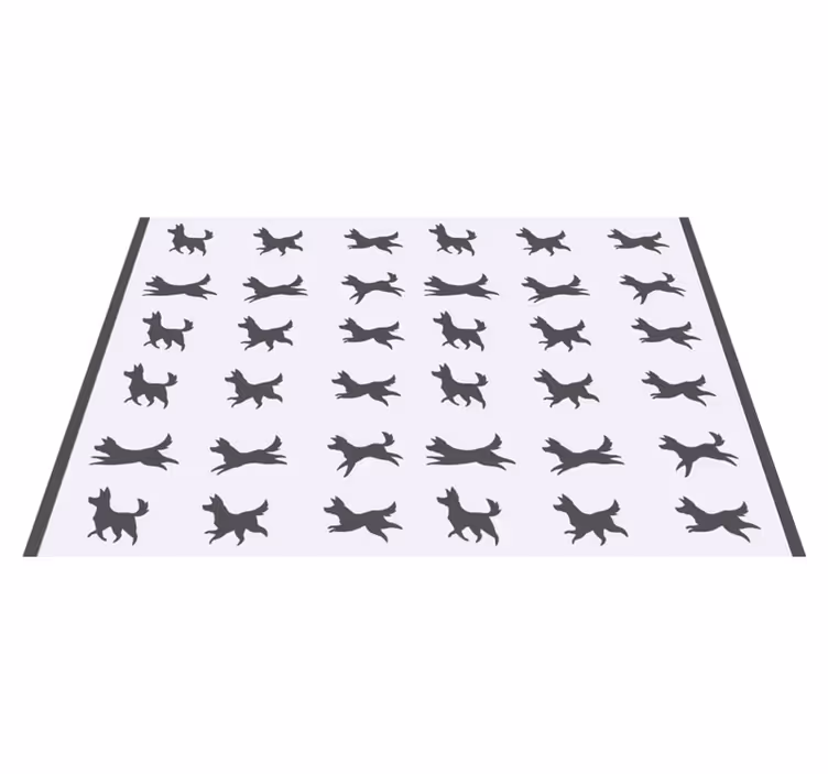 Tischsets originell im stilvollen hunde-muster - TenStickers