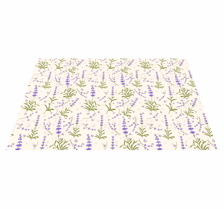 Tischset textur lavendelblütenmuster - TenStickers