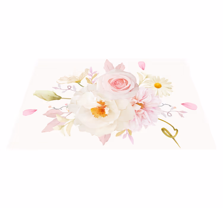 Tischsets originell blumenschmuck freude - TenStickers