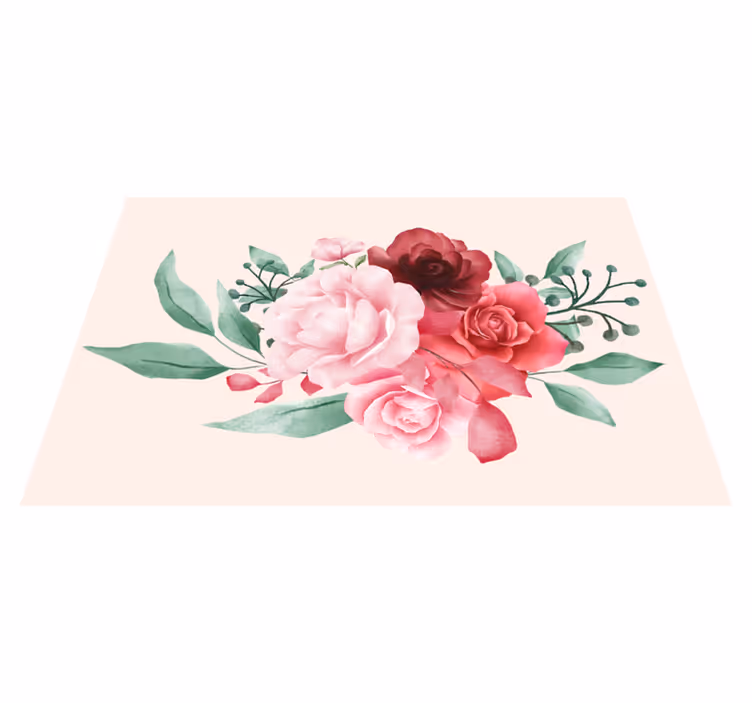 Tischsets originell blumengestaltung - TenStickers