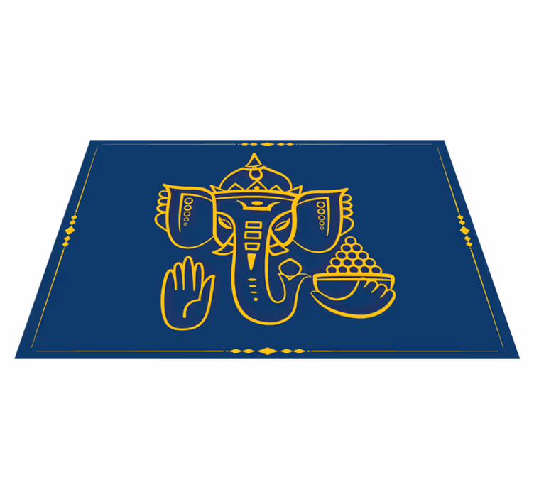 Tischsets originell mit traditionellem ganesha-motiv - TenStickers