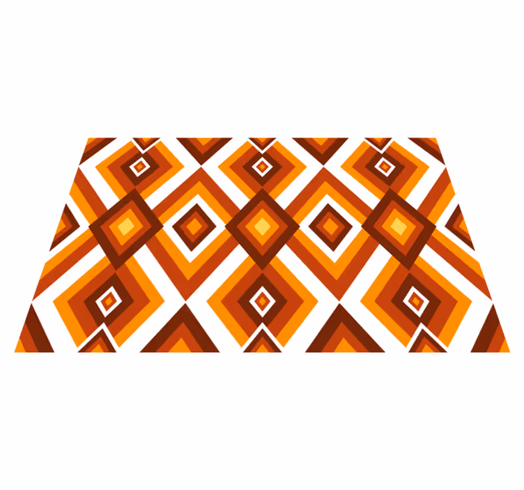 Tischsets originell im geometrischen diamantmuster - TenStickers