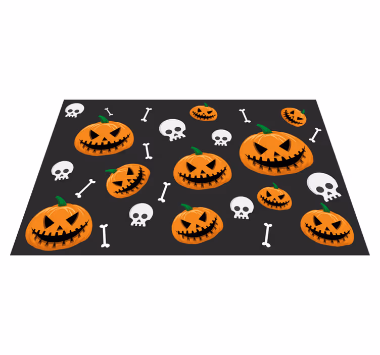 Tischset halloween mit kürbis-muster - TenStickers