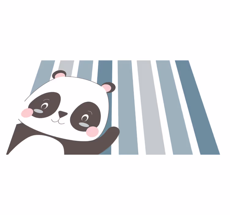 Tischset kinder im panda-charakterdesign - TenStickers