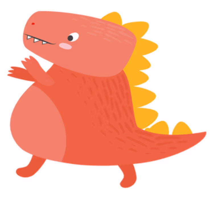 Tischset kinder mit niedlichem dinosaurier-charakter - TenStickers