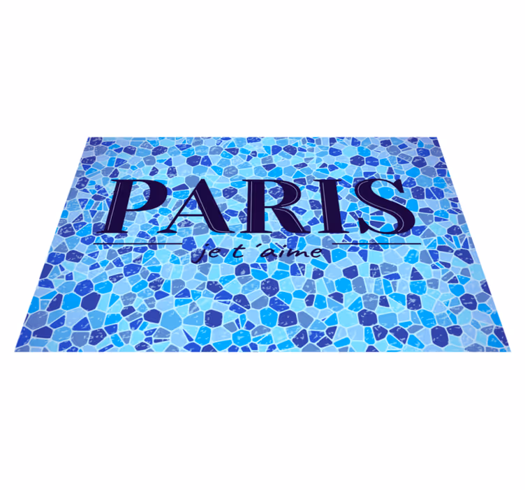 Platzset spruch paris liebeszitat - TenStickers