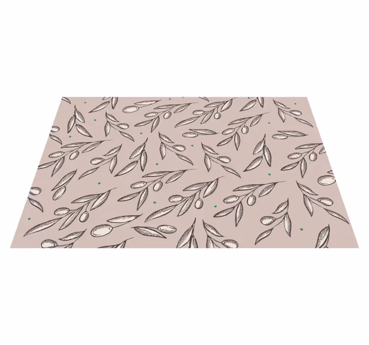 Tischset textur elegantes blattdesign - TenStickers