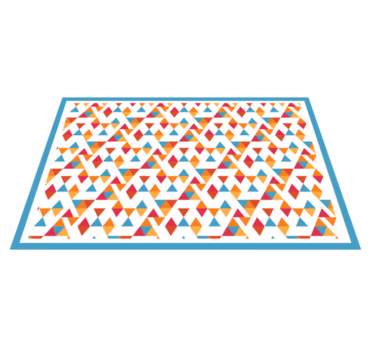 Tischsets originell im lebhaften geometrischen design - TenStickers