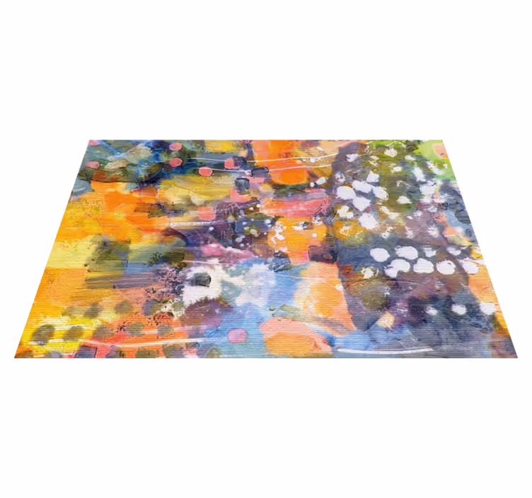 Tischset textur in lebendigen farben - TenStickers