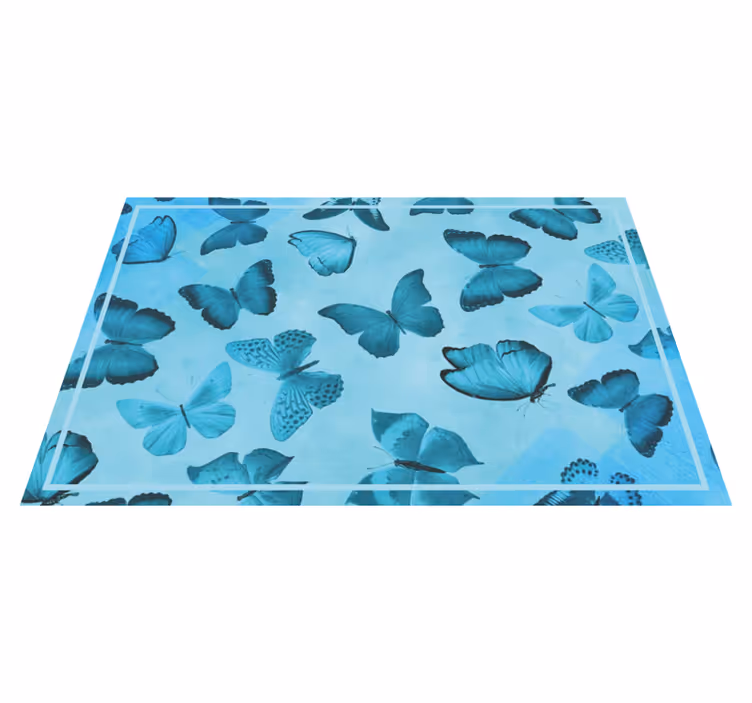 Tischset textur mit schmetterlingsmotiv - TenStickers