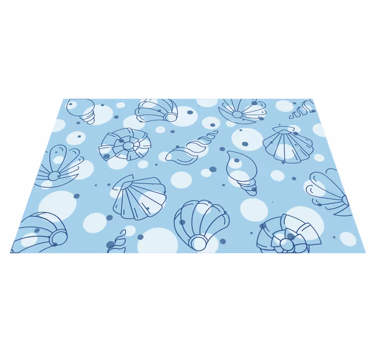 Tischsets originell muschelmuster im ozean-stil - TenStickers