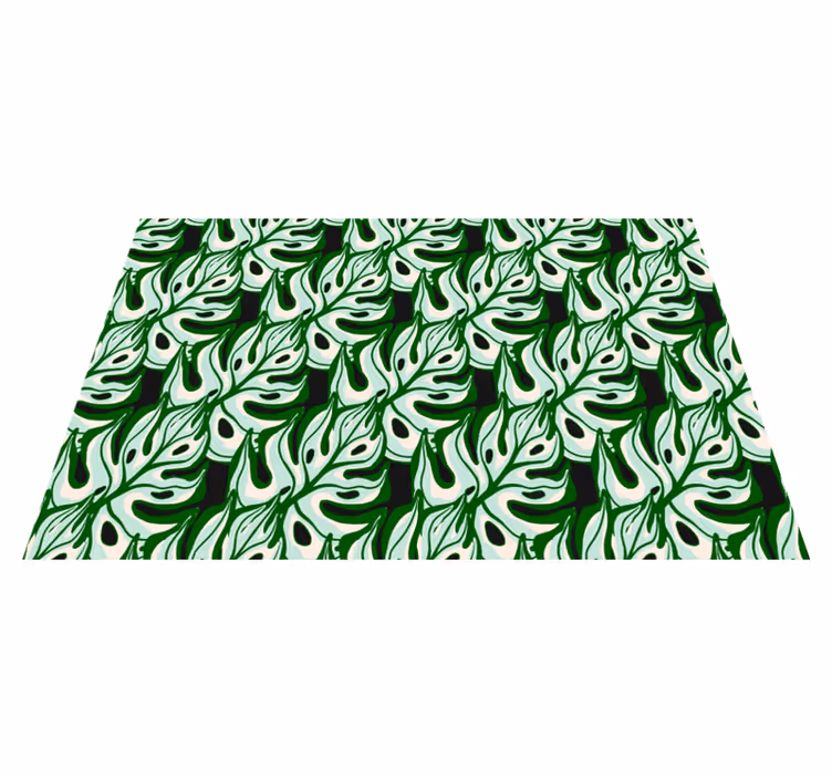 Tischsets originell mit üppigem blätterdesign - TenStickers