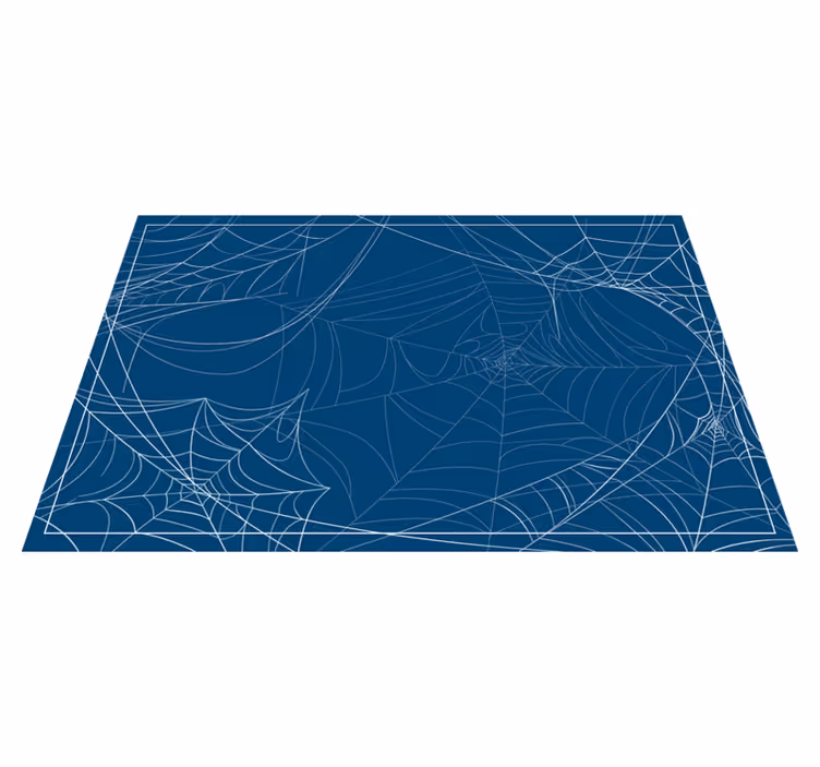 Tischset halloween mit gruseligem spinnennetz-muster - TenStickers