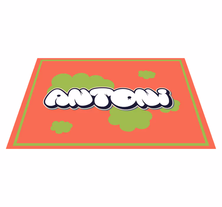 Tischset mit namen persönlicher spaßname - TenStickers