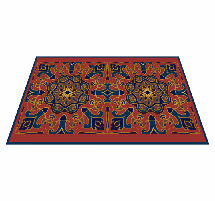 Tischsets originell mit filigranem blumenmuster - TenStickers
