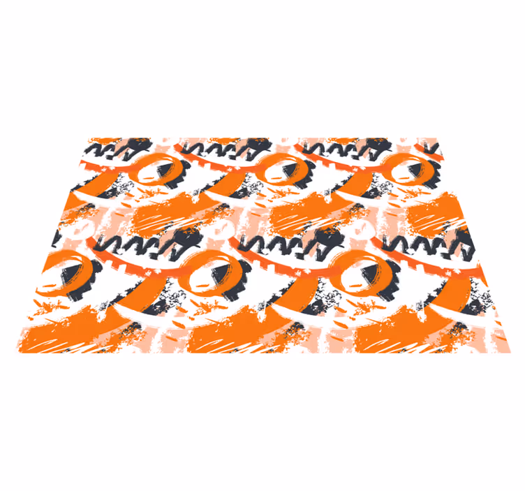 Tischset textur mit abstraktem buntem muster - TenStickers