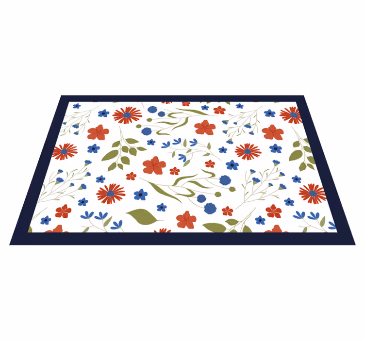 Tischset kinder blumenmuster freude - TenStickers