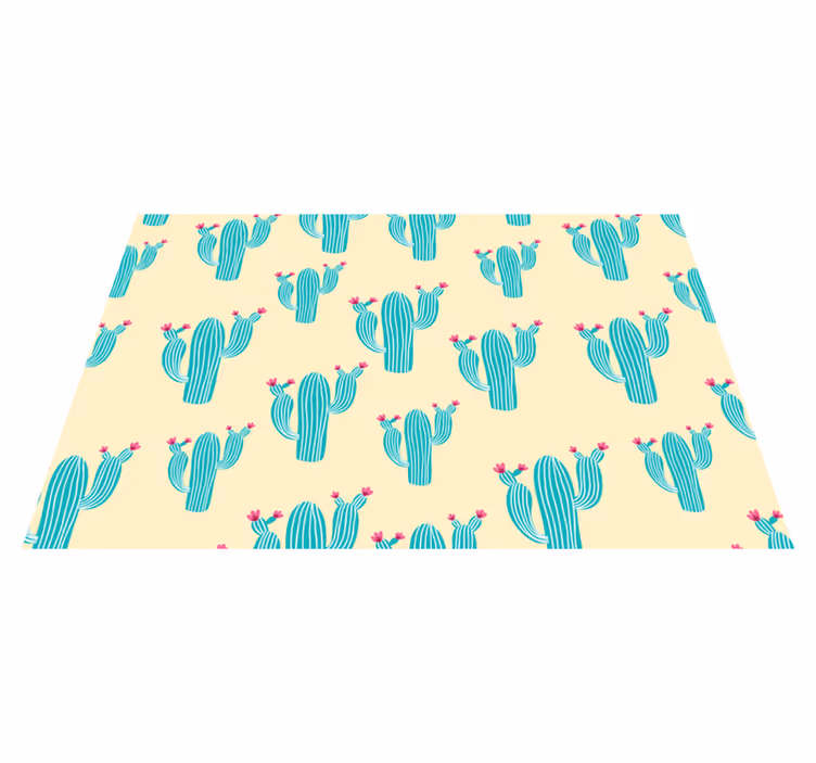 Tischsets originell mit kaktus-muster freude - TenStickers