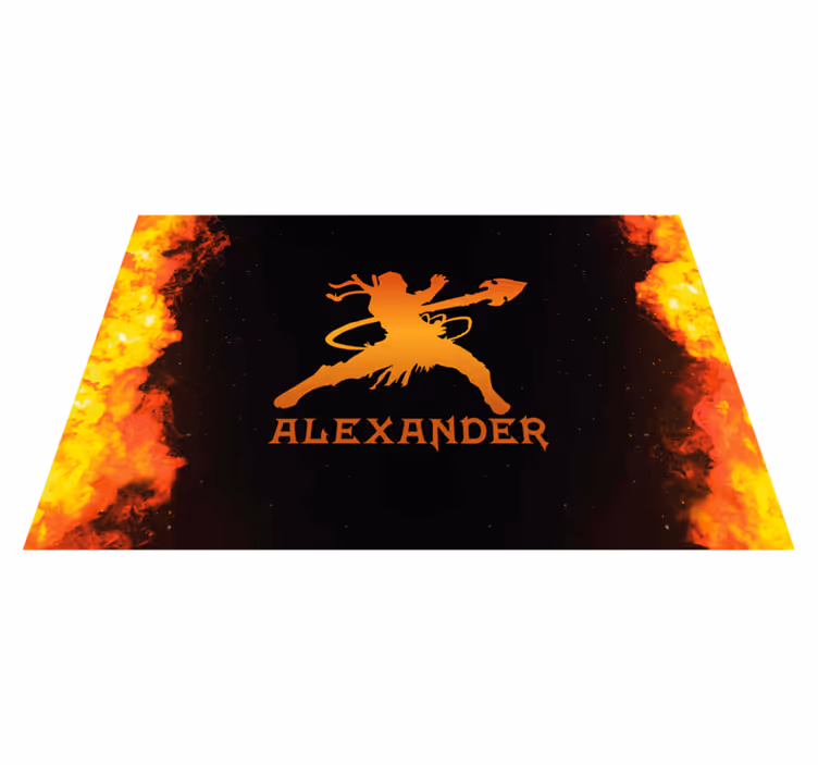Tischsets originell krieger-silhouette - TenStickers