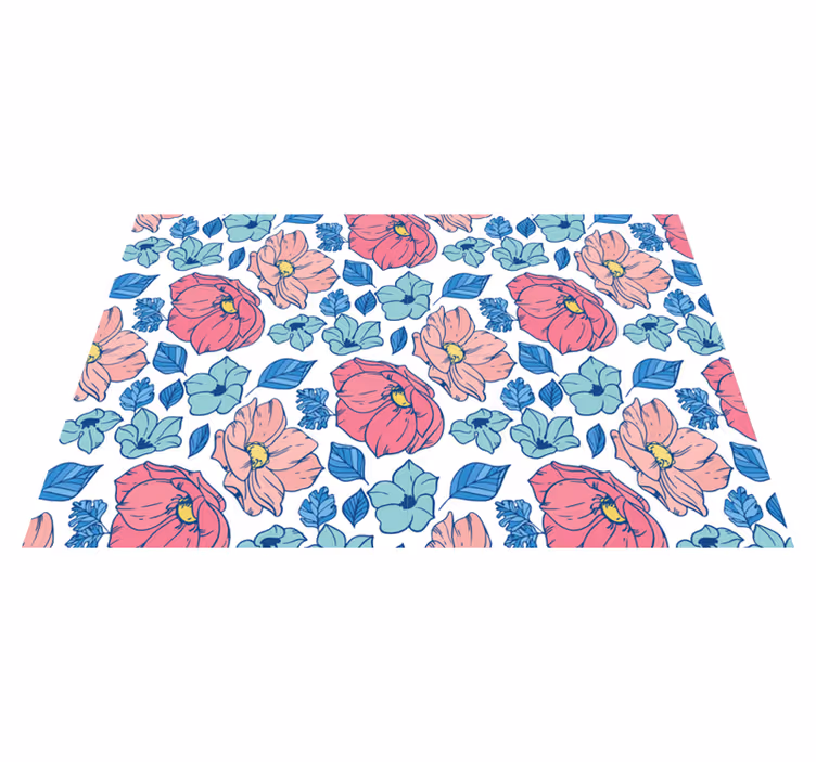 Tischsets originell mit botanischen motiven - TenStickers