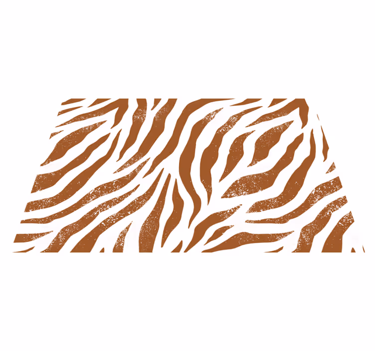 Tischset textur mit zebra-muster tischdecke - TenStickers