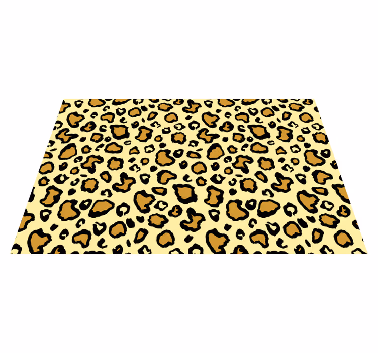 Tischsets originell im leopardenfell-motiv - TenStickers