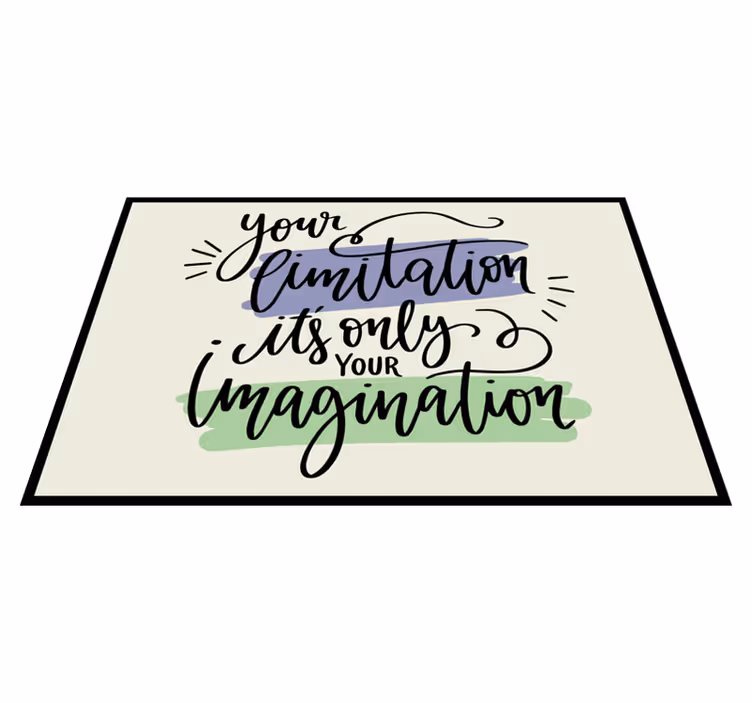 Platzset spruch motivationssprüche kunstwerk - TenStickers