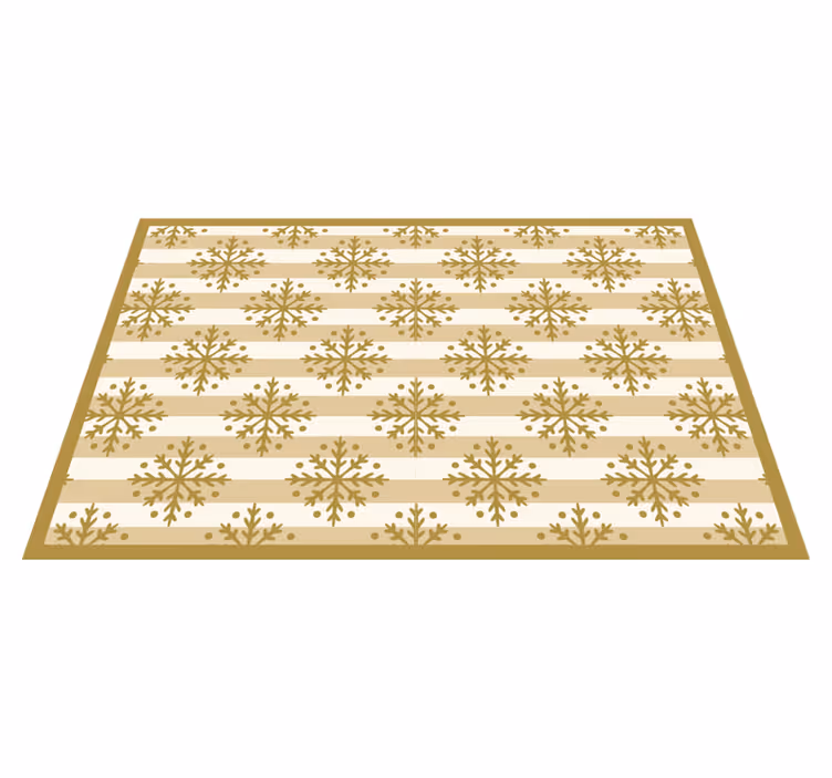 Tischset weihnachten mit schneeflocken-muster - TenStickers