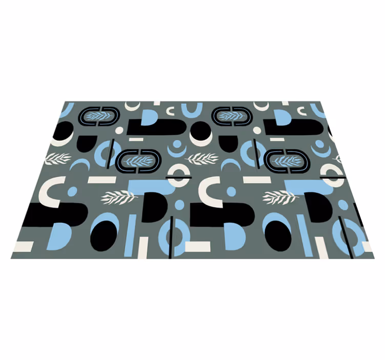 Tischset modern geometrische musterkomposition - TenStickers