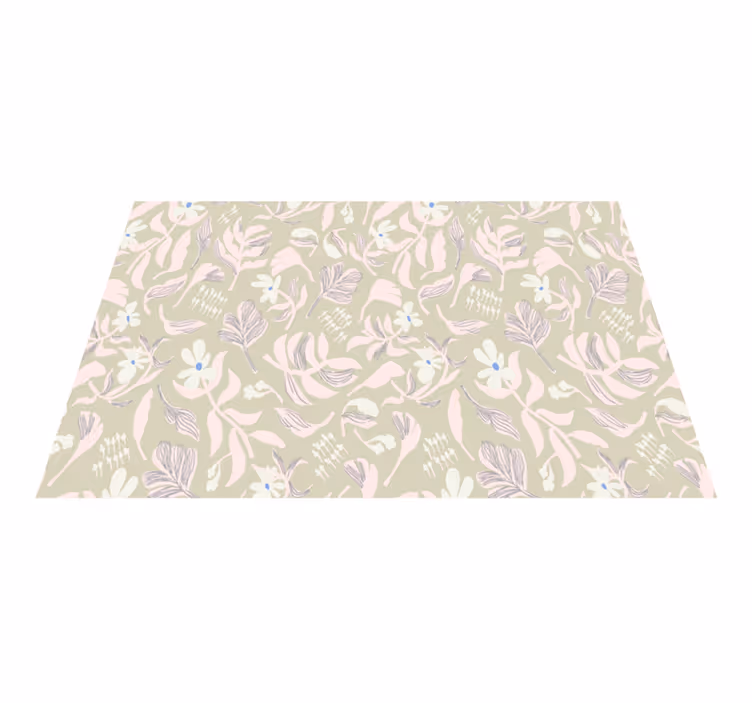 Tischsets originell mit botanischer blätterinspiration - TenStickers