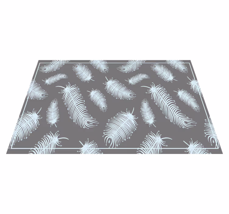 Tischset textur feder-muster hintergrund - TenStickers