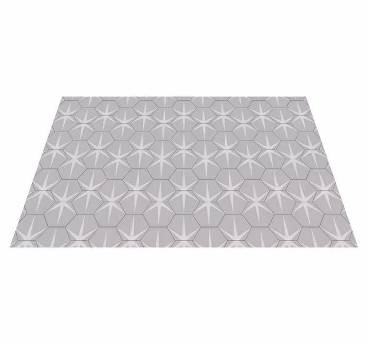 Tischset textur mit hexagonalem sternenmuster - TenStickers