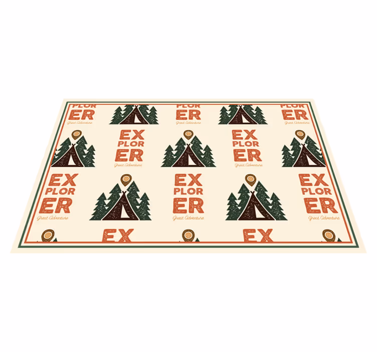 Tischsets originell im entdecker abenteuer design - TenStickers