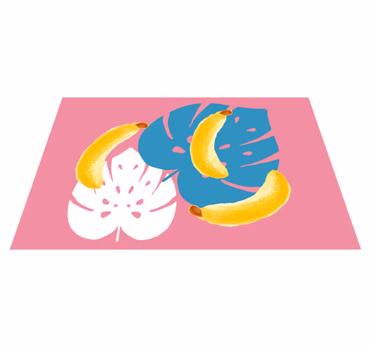 Tischset kinder mit tropischem bananenmotiv - TenStickers