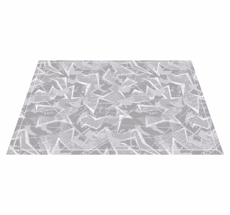 Tischset textur mit abstrakten geometrischen formen - TenStickers