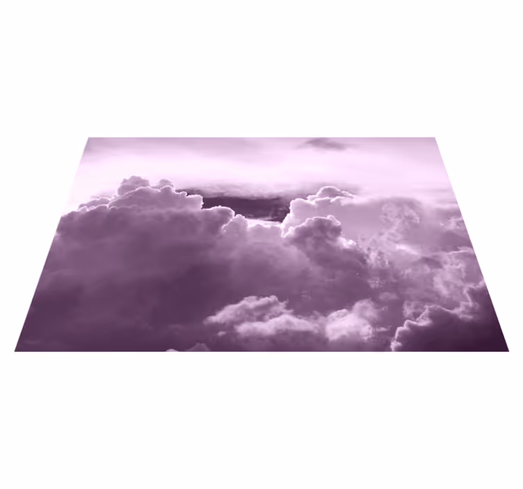 Tischsets originell Lila wolken natürliche ästhetik - TenStickers