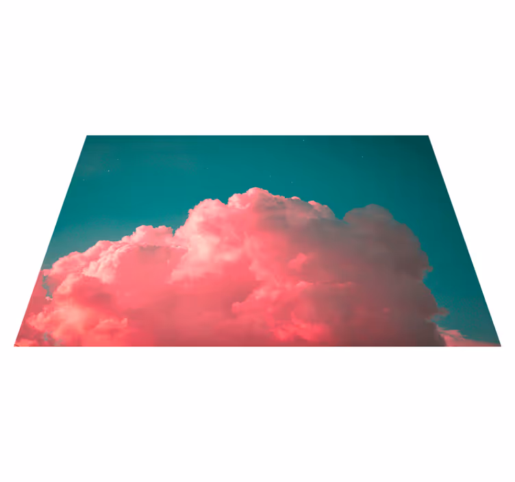 Tischset modern rosa wolkenblush - TenStickers
