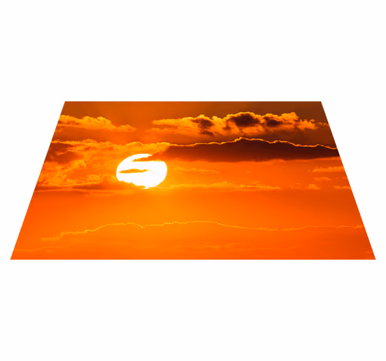 Tischset modern sonnenuntergang himmel szene - TenStickers