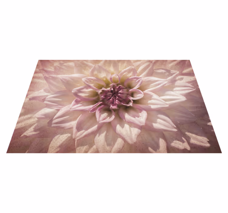 Tischsets originell zartes florales design - TenStickers