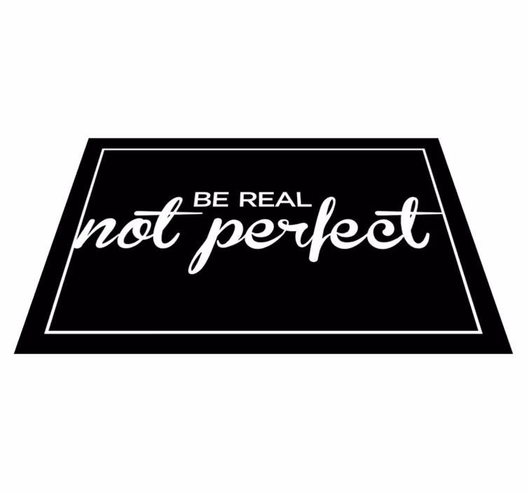 Platzset spruch mit slogan der authentizität - TenStickers