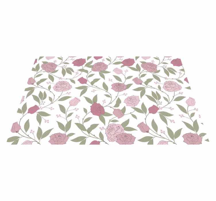 Tischsets originell mit floral-elegantem muster - TenStickers