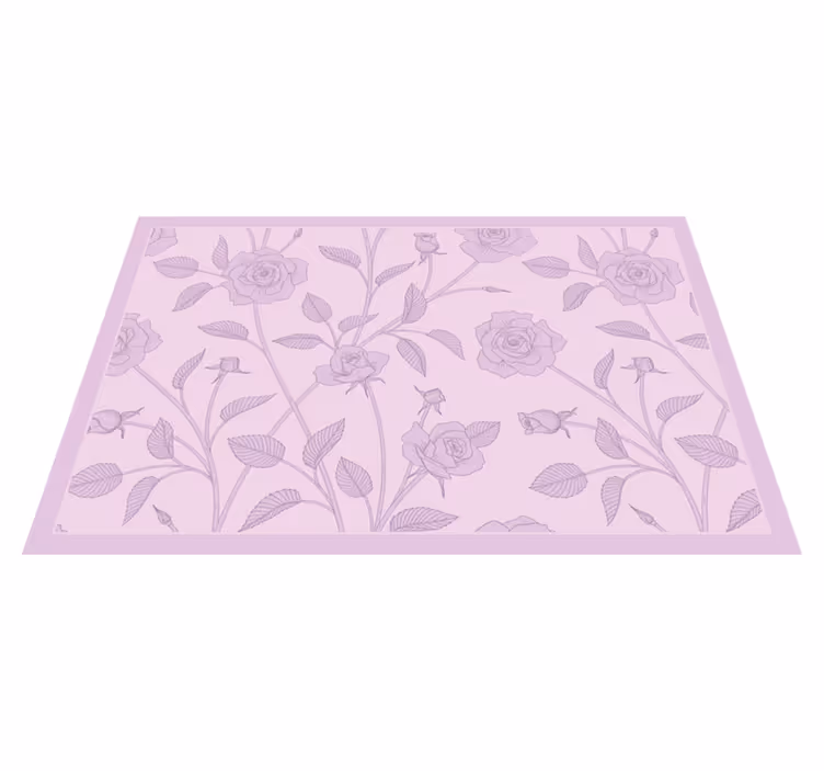 Tischset textur elegantes rosenmuster - TenStickers