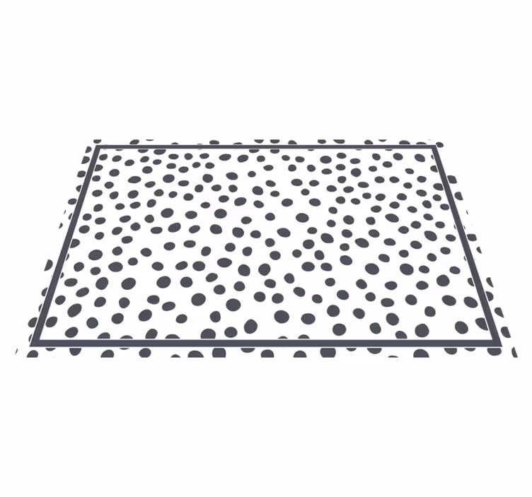 Tischset textur im polka dot stil - TenStickers