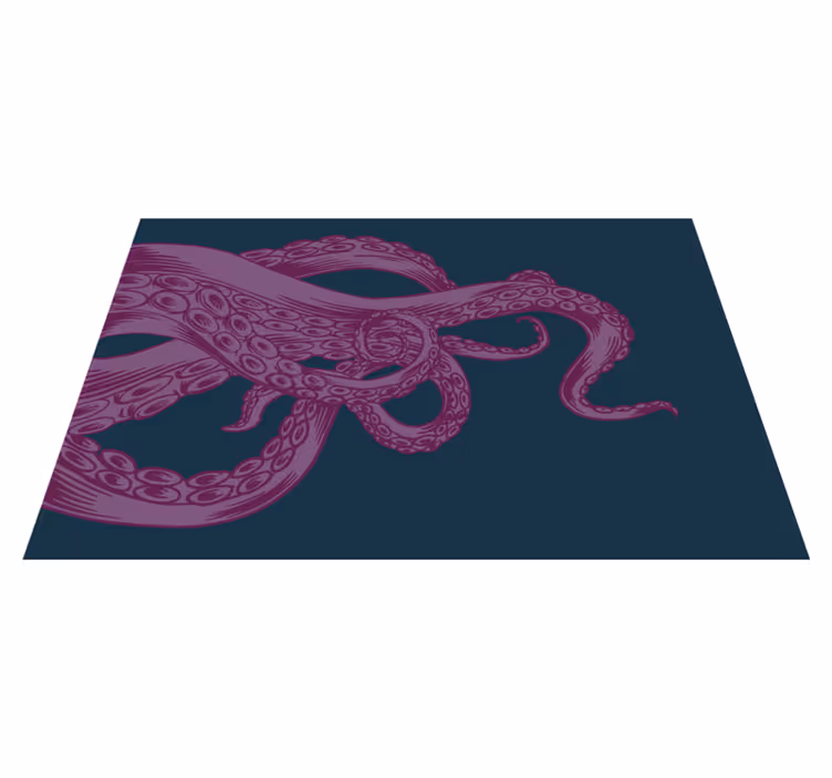 Tischsets originell mit octopus tentakel muster - TenStickers