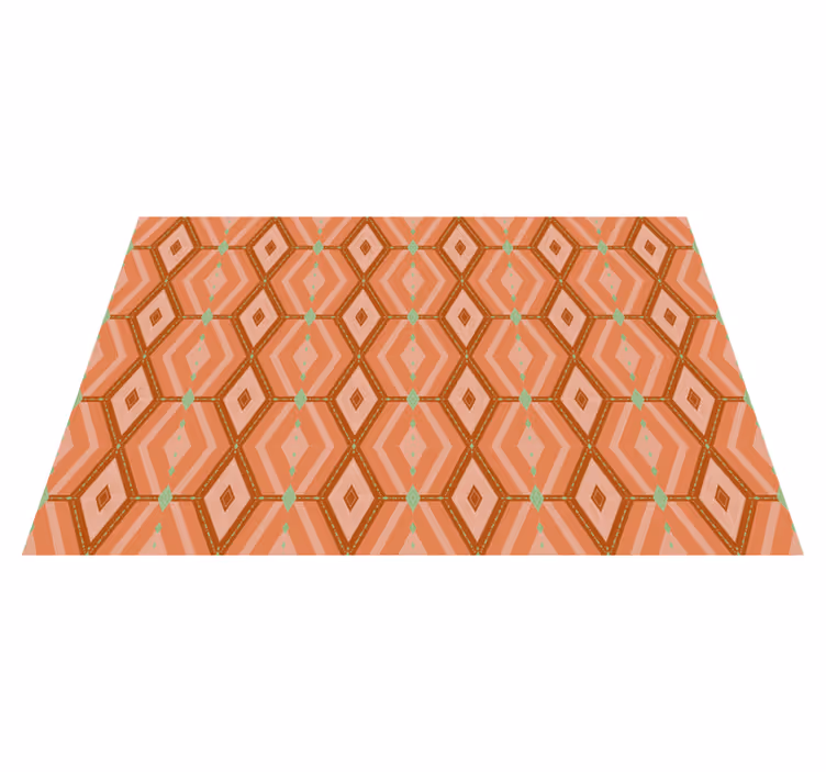 Tischset textur mit geometrischem sechseckmuster - TenStickers