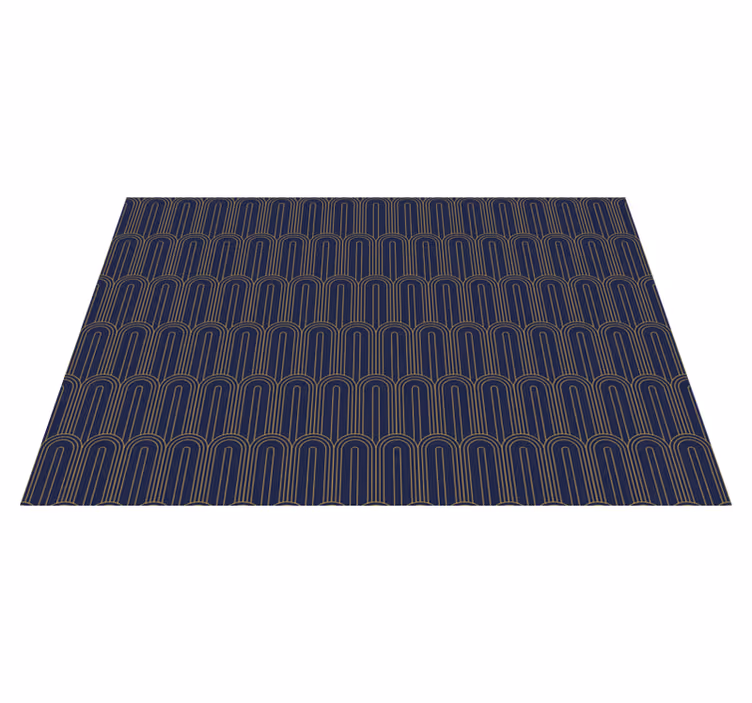 Tischset modern mit eleganten bogenlinien - TenStickers