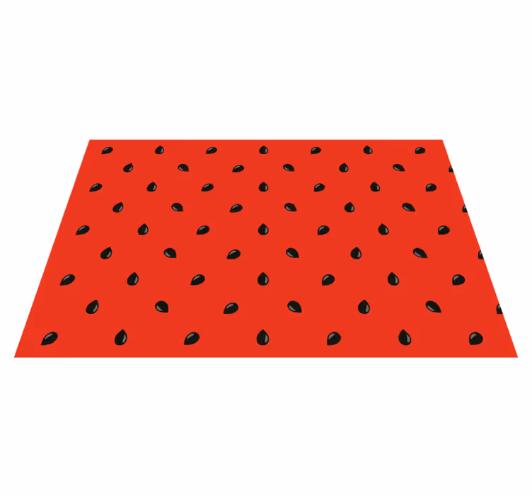 Tischsets originell mit wassermelonenkerne-muster - TenStickers