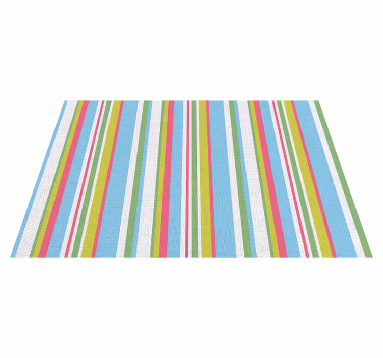 Tischset textur bunte gestreifte oberfläche - TenStickers
