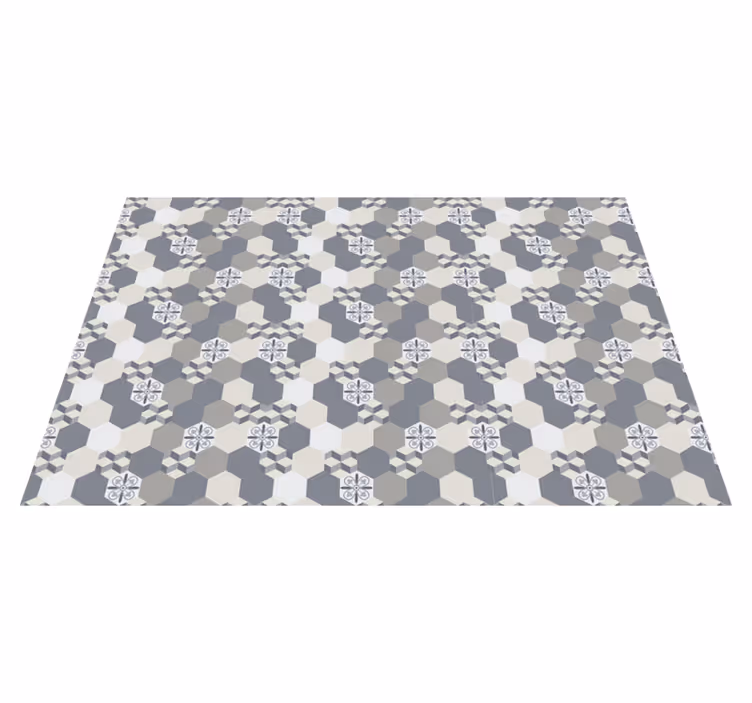 Tischset textur geometrisches sechseckmuster - TenStickers
