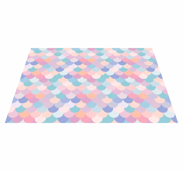 Tischset textur mit pastellfarbenem wellenmuster - TenStickers
